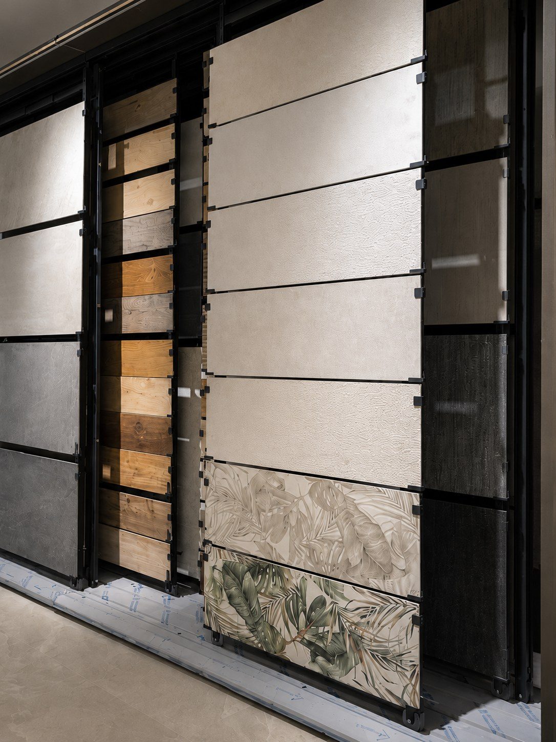 Sistemas de exhibición para cerámica y porcelanato